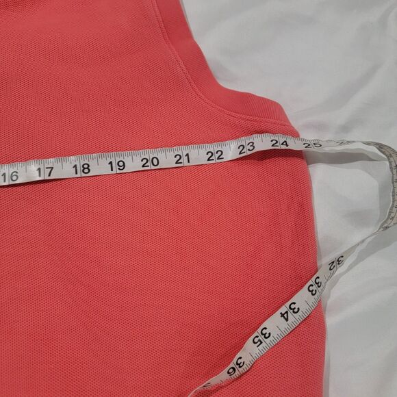 Peter Millar Mens Sweater Vest Size XL Coral Pink Golf Course Academia - Picture 5 of 6